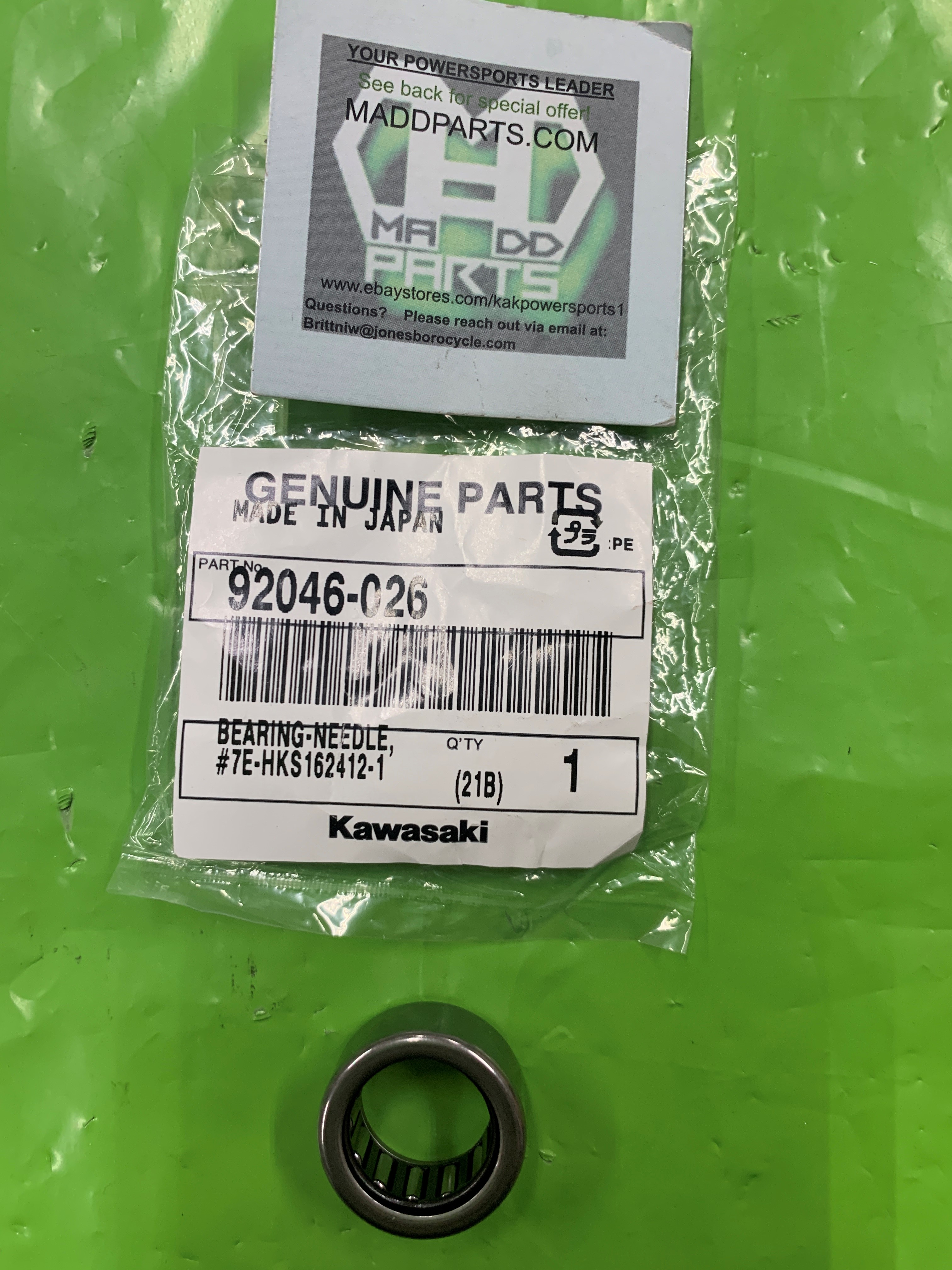 Kawasaki OEM Needle Bearing 92046-026 | eBay